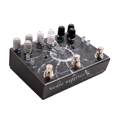 Old Blood Noise Endeavors Beam Splitter V2 Shadow (Black) Advanced Trereo Distortion Pedal Effect Pedals