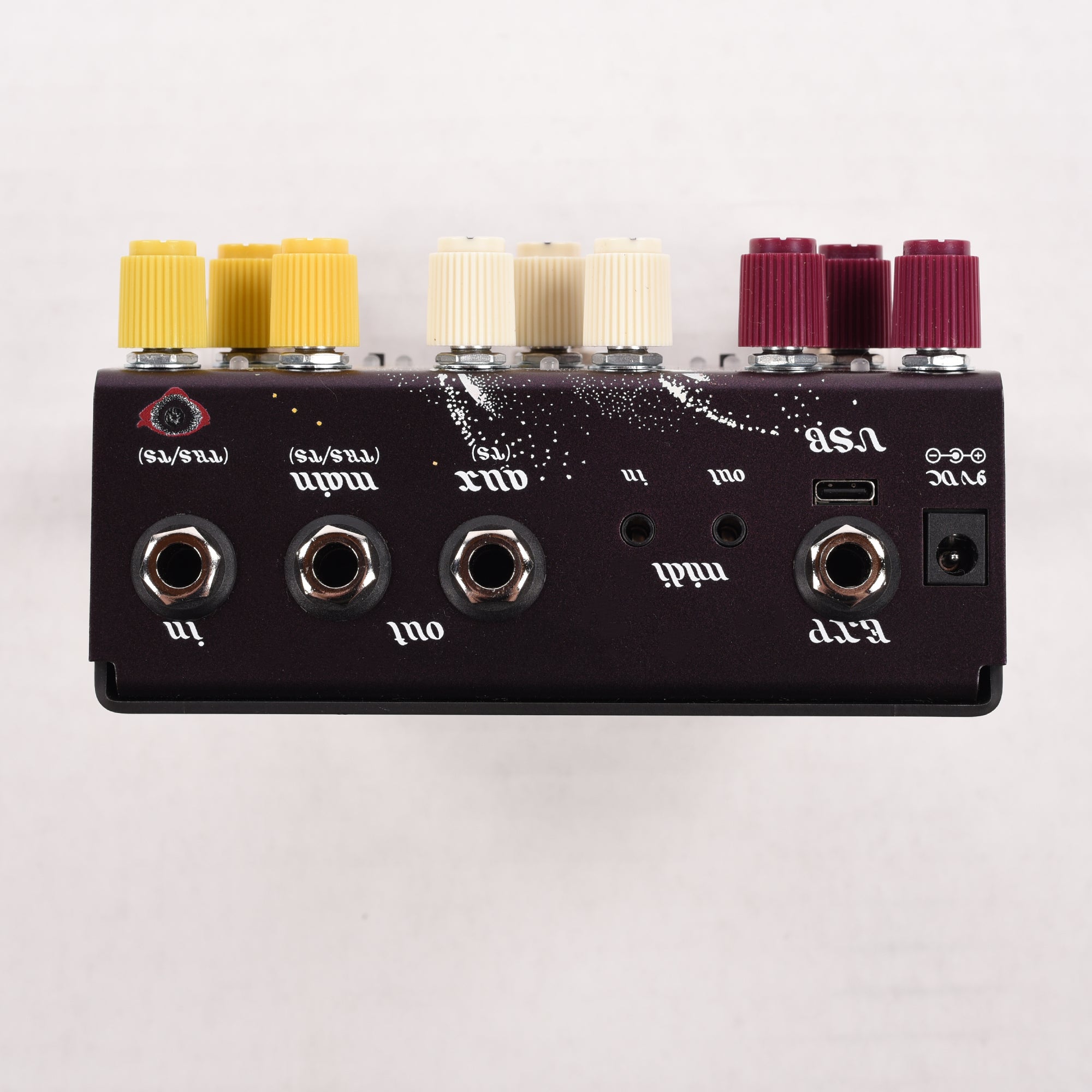 Old Blood Noise Endeavors Beam Splitter V2 Warm (Red) Advanced Trereo Distortion Pedal Effect Pedals