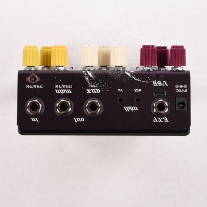 Old Blood Noise Endeavors Beam Splitter V2 Warm (Red) Advanced Trereo Distortion Pedal Effect Pedals