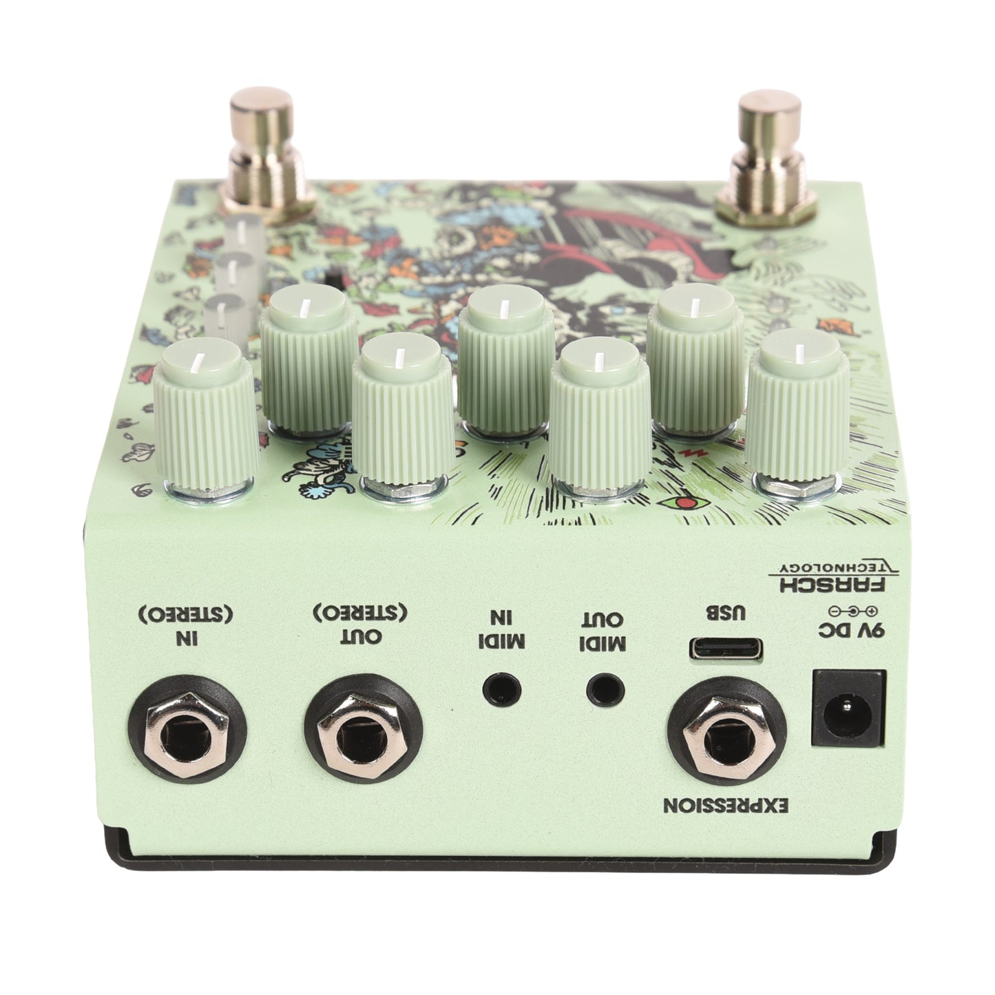 Old Blood Noise x Emily Hopkins Parting Glitch Device Pedal Green Effects and Pedals / Distortion