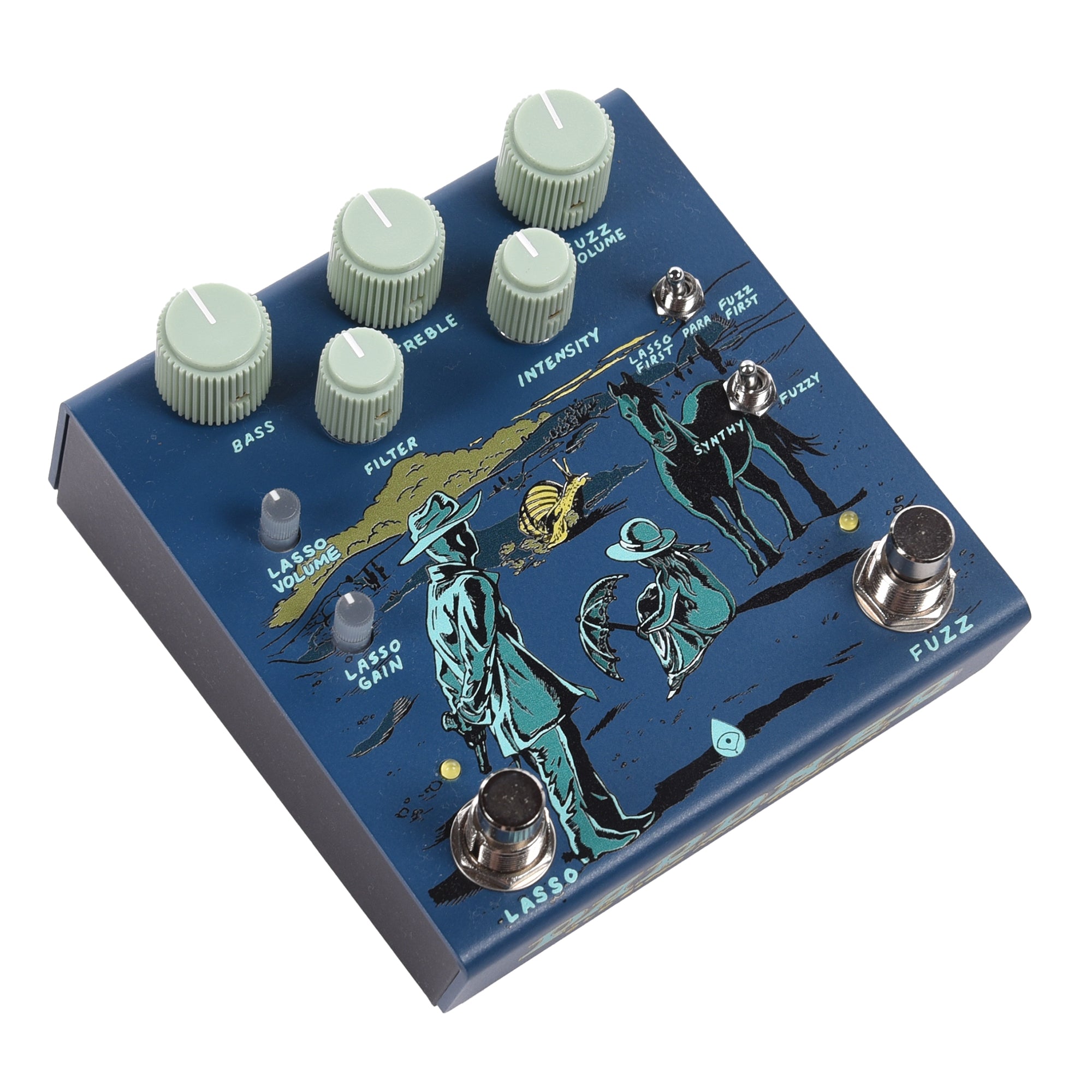 Old Blood Noise Pardner Fuzz Pedal Blue Effects and Pedals / Fuzz