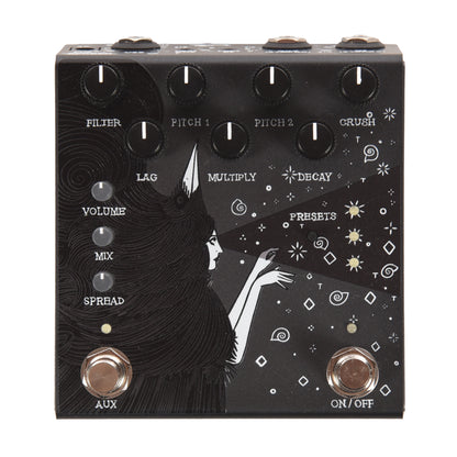 Old Blood Noise Endeavors Dark Star v3 Stereo Soundscape Reverb Pedal Black Effects and Pedals / Reverb