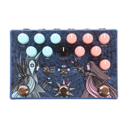 Old Blood Noise Limited Edition Dark Light Blueberry Dusk Reverb Pedal Effects and Pedals / Reverb