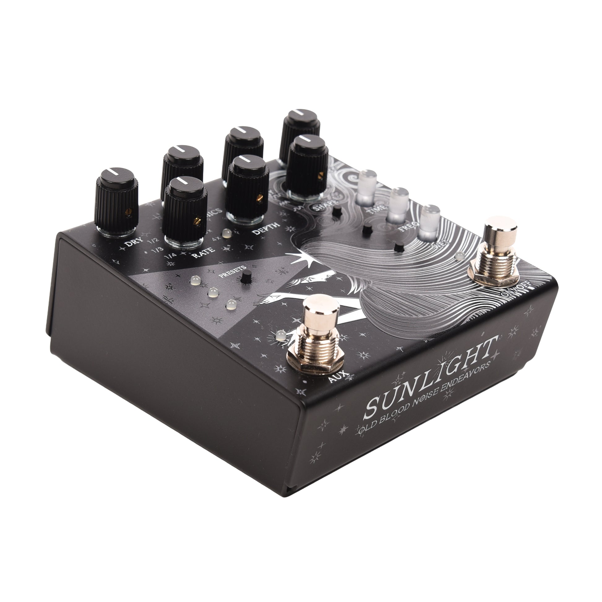 Old Blood Noise Endeavors Sunlight Stereo Reverb Effect Pedal, Black