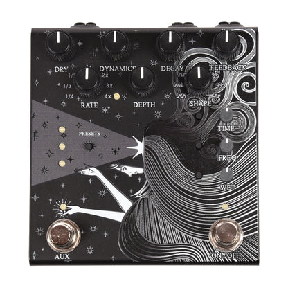 Old Blood Noise Sunlight Stereo Reverb Pedal Black Effects and Pedals / Reverb