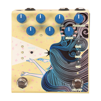 Old Blood Noise Sunlight Stereo Reverb Pedal Yellow Effects and Pedals / Reverb