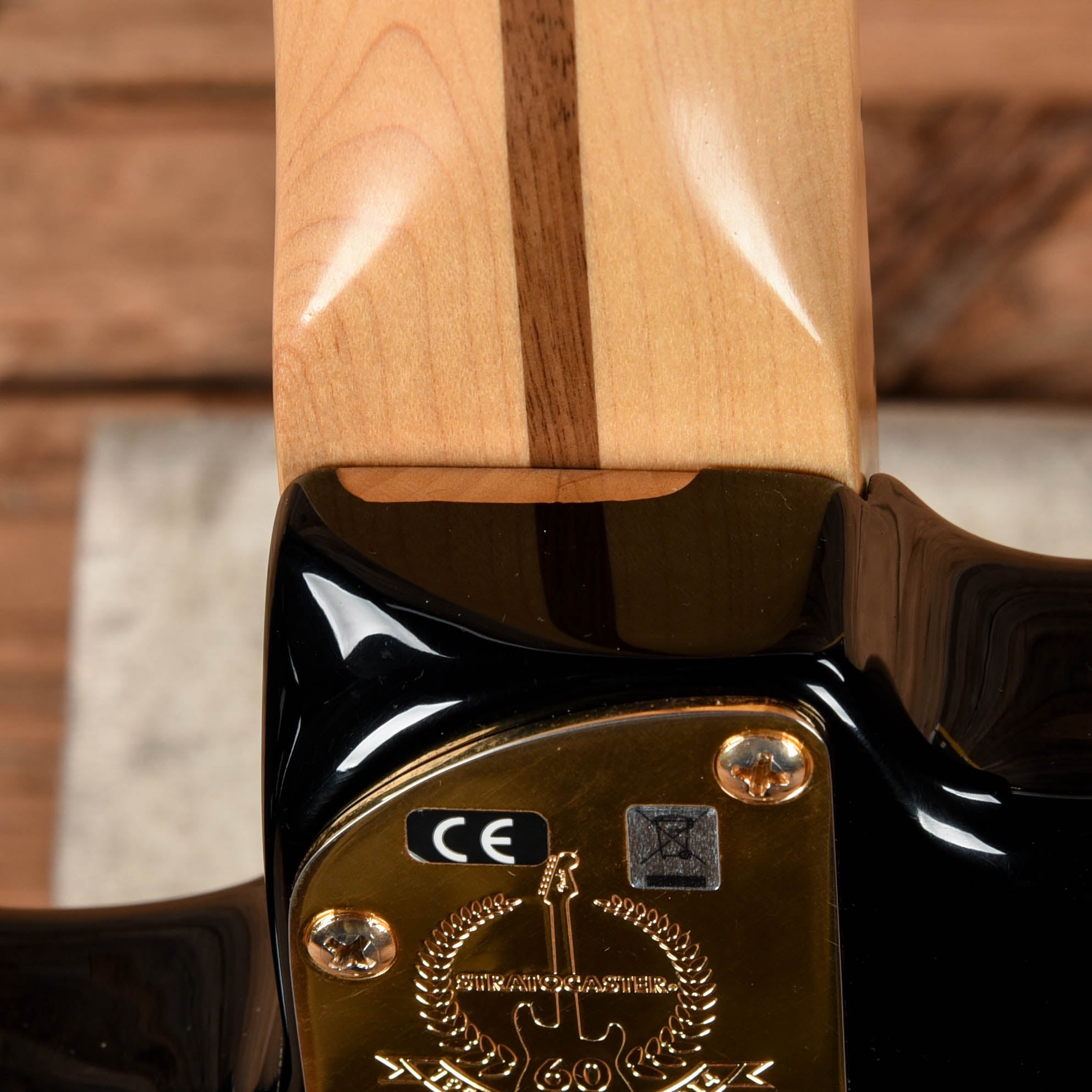 Fender 60th Anniversary Commemorative Stratocaster Neck with Unknown Body Black