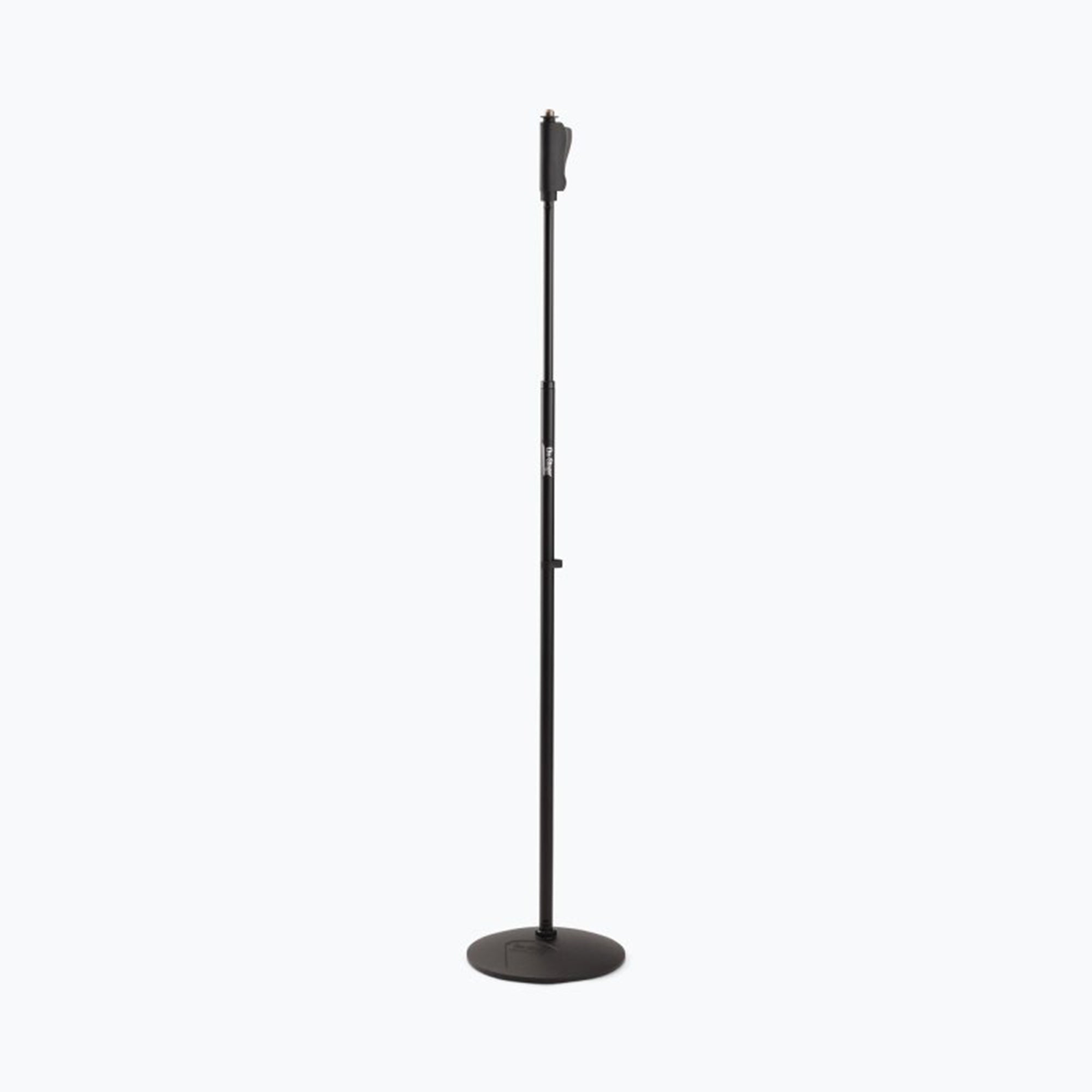 On Stage Stands MS9510 Production-Grade One-Handed Mic Stand w/ Round Base Accessories / Stands