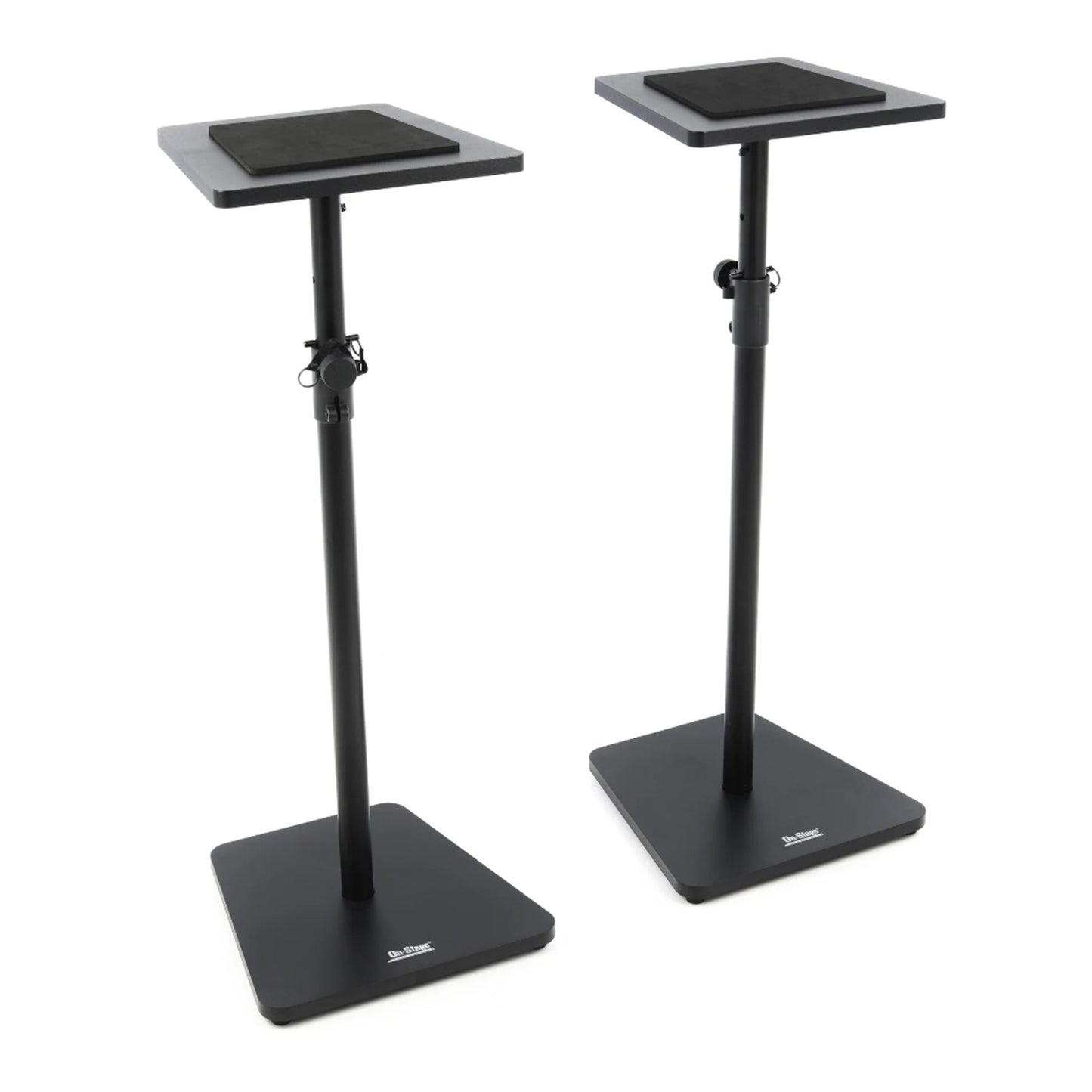 On-Stage Stands SMS7500B Wood Studio Monitor Stands Pair Black Accessories / Stands