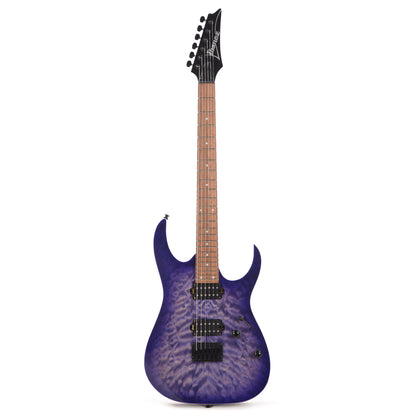 Ibanez RG421QMCBB Standard 6-String Electric Guitar Cerulean Blue Burst