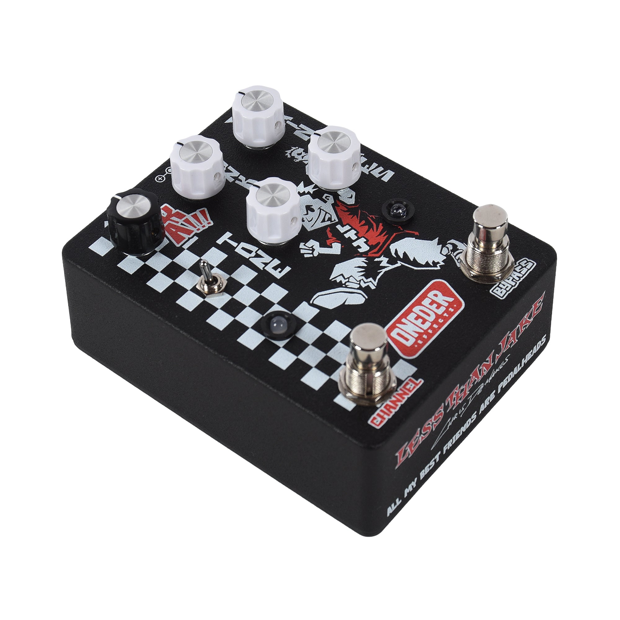 Oneder Effects Less Than Jake Signature Pedal Black Effects and Pedals / Overdrive and Boost