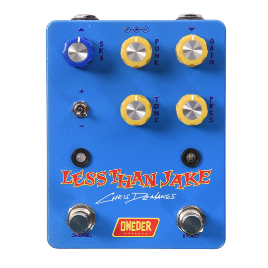 Oneder Effects Less Than Jake Signature Pedal Effects and Pedals / Overdrive and Boost