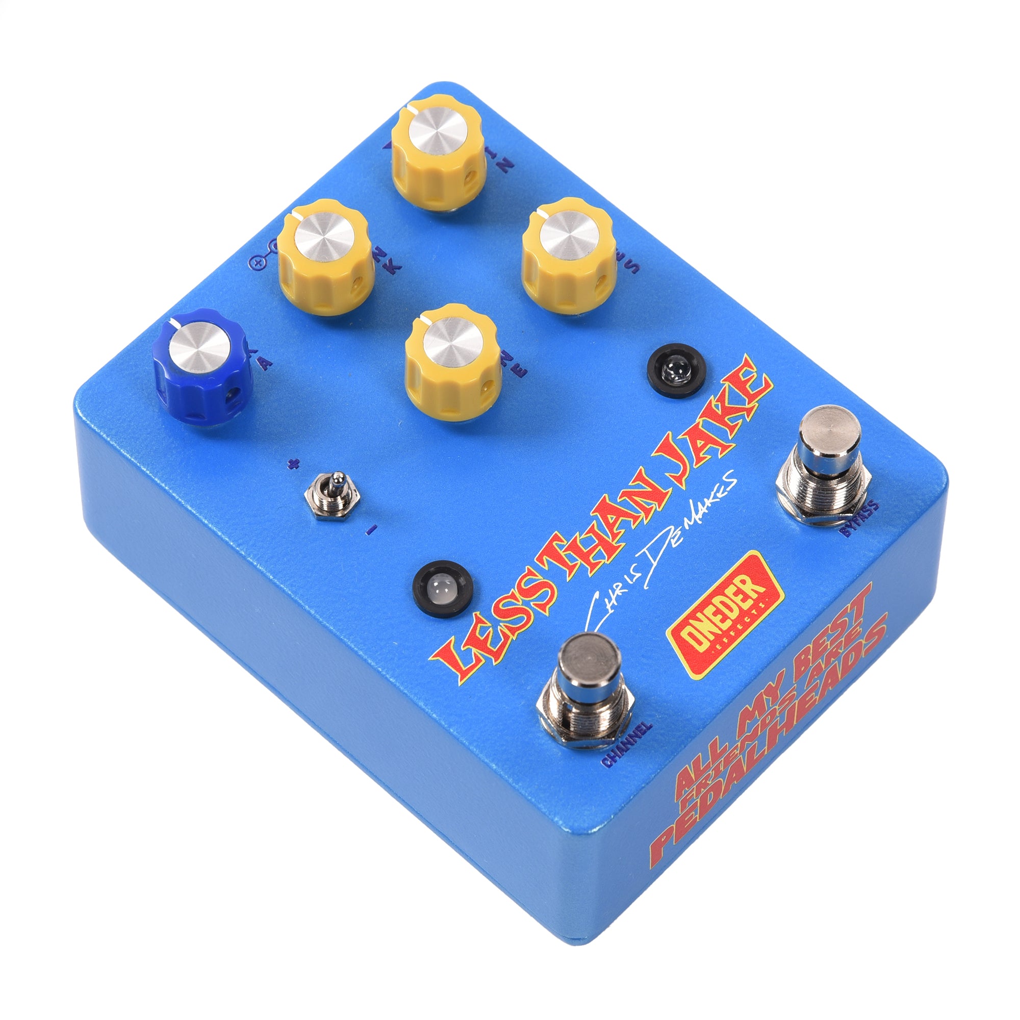Oneder Effects Less Than Jake Signature Pedal Effects and Pedals / Overdrive and Boost