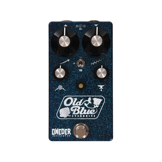 Oneder Effects Old Blue V2 Overdrive Pedal Blue Sparkle Effects and Pedals / Overdrive and Boost