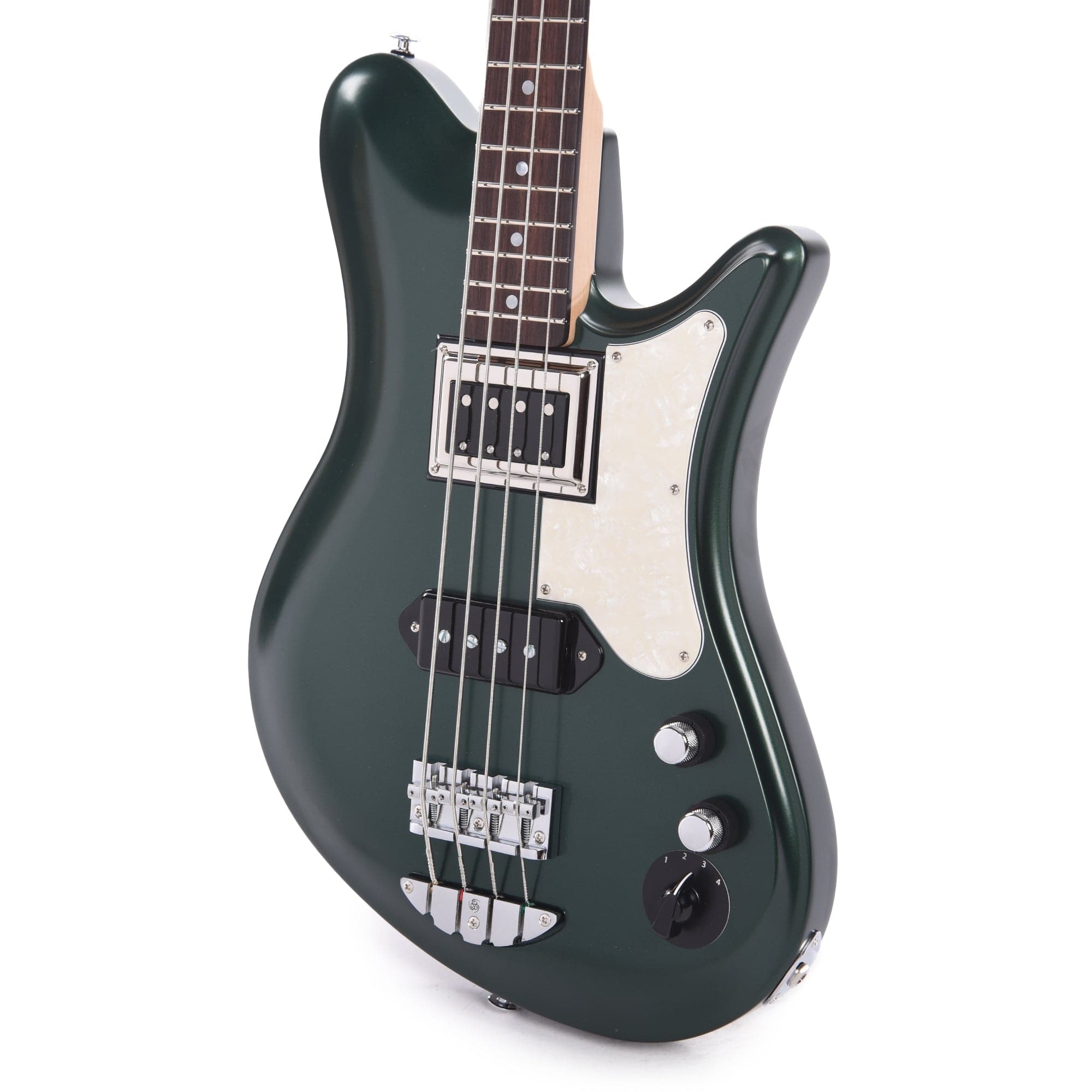 OOPEGG Supreme Collection Stormbreaker Bass Dark Green Metallic Bass Guitars / 4-String