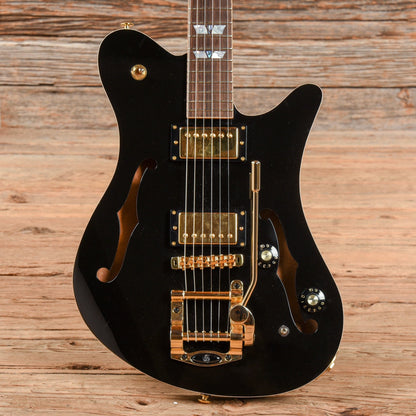 Oopegg Supreme Collection Trailbreaker Mark III Black w/Magneto Custom Humbuckers Electric Guitars / Semi-Hollow