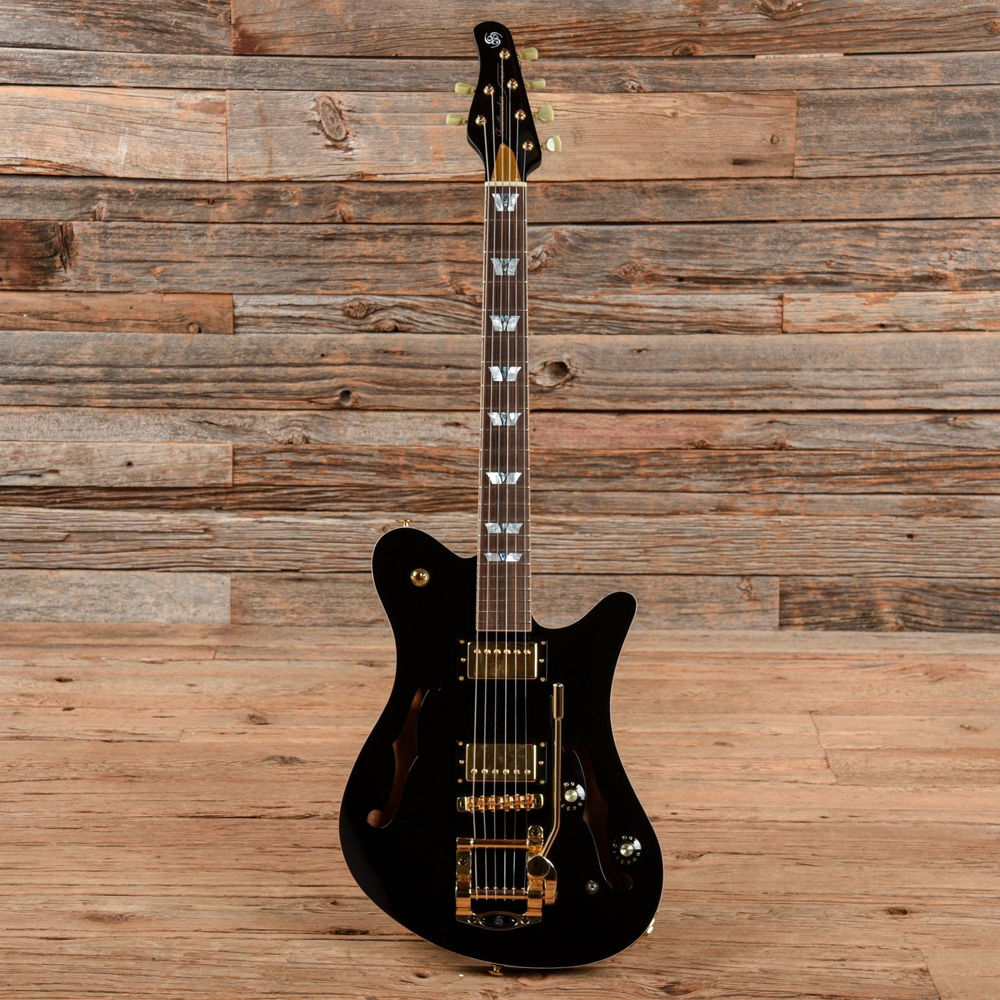 Oopegg Supreme Collection Trailbreaker Mark III Black w/Magneto Custom Humbuckers Electric Guitars / Semi-Hollow
