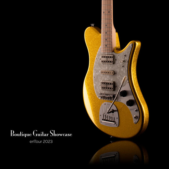 OOPEGG Supreme Collection Trailbreaker Mark-I Gold Sparkle Electric Guitars / Solid Body