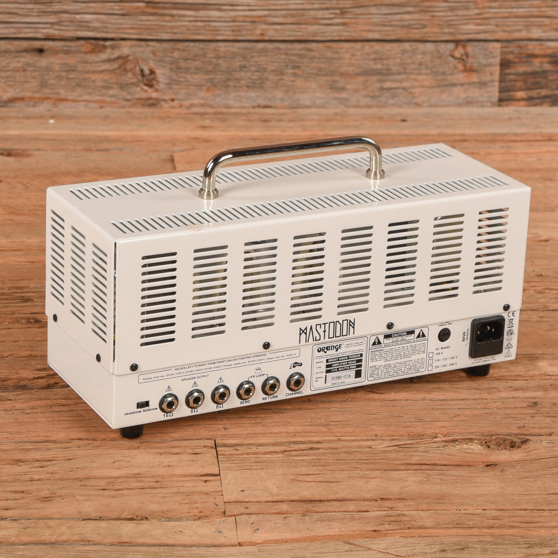 Orange Brent Hinds Terror Head Amplifiers