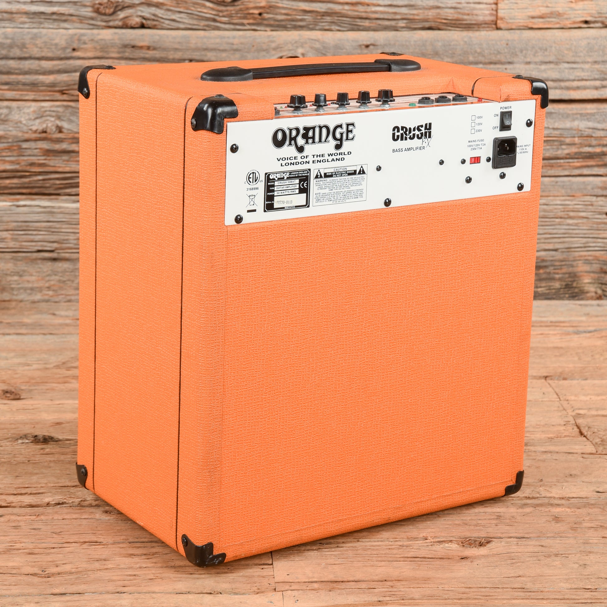 Orange Crush 50BXT 50-Watt 1x12" Bass Combo Amp Amplifiers