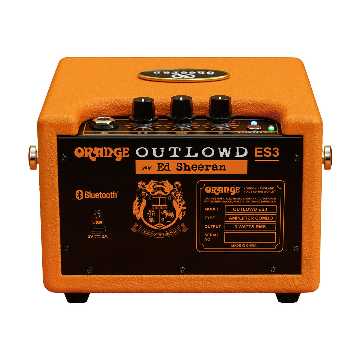 Orange ES3 Outlawd by Ed Sheeran 3w 1x4 Acoustic Guitar Mini Combo Amp Amplifiers