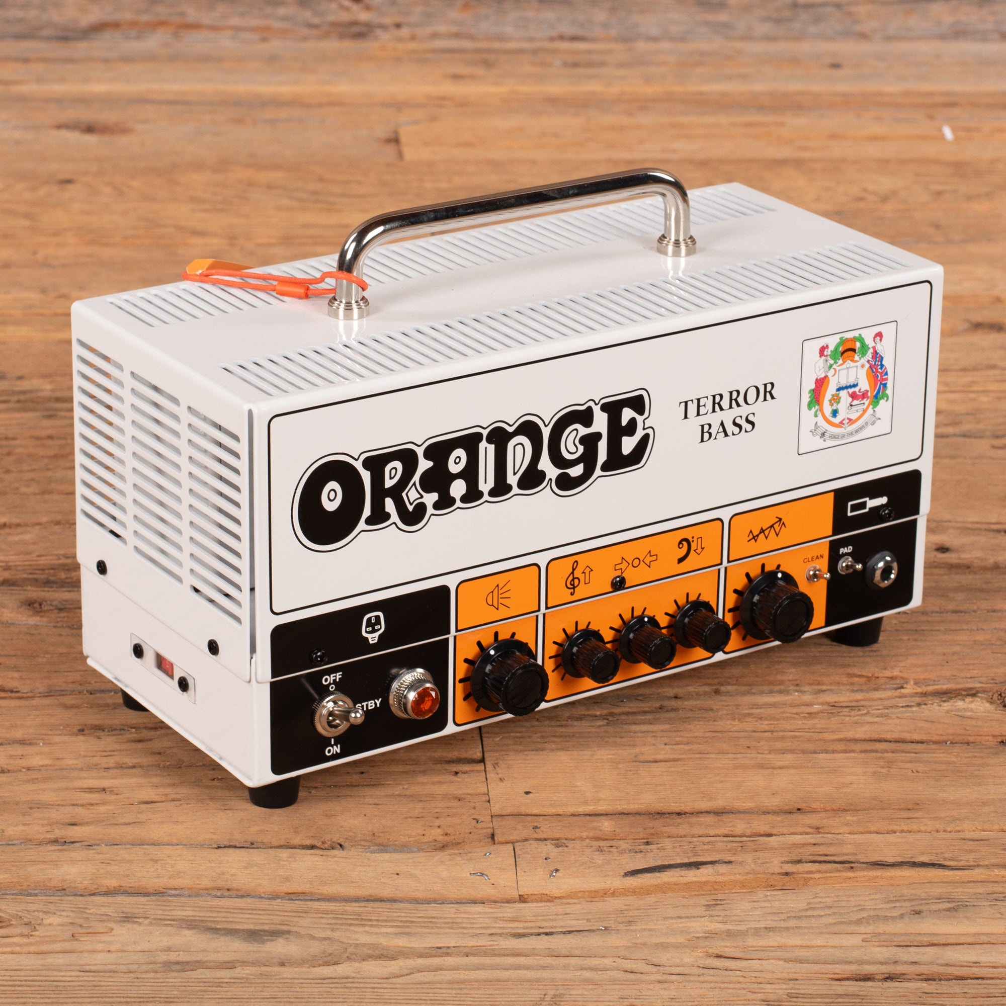 Orange Terror Bass 500 White 2024 Amplifiers