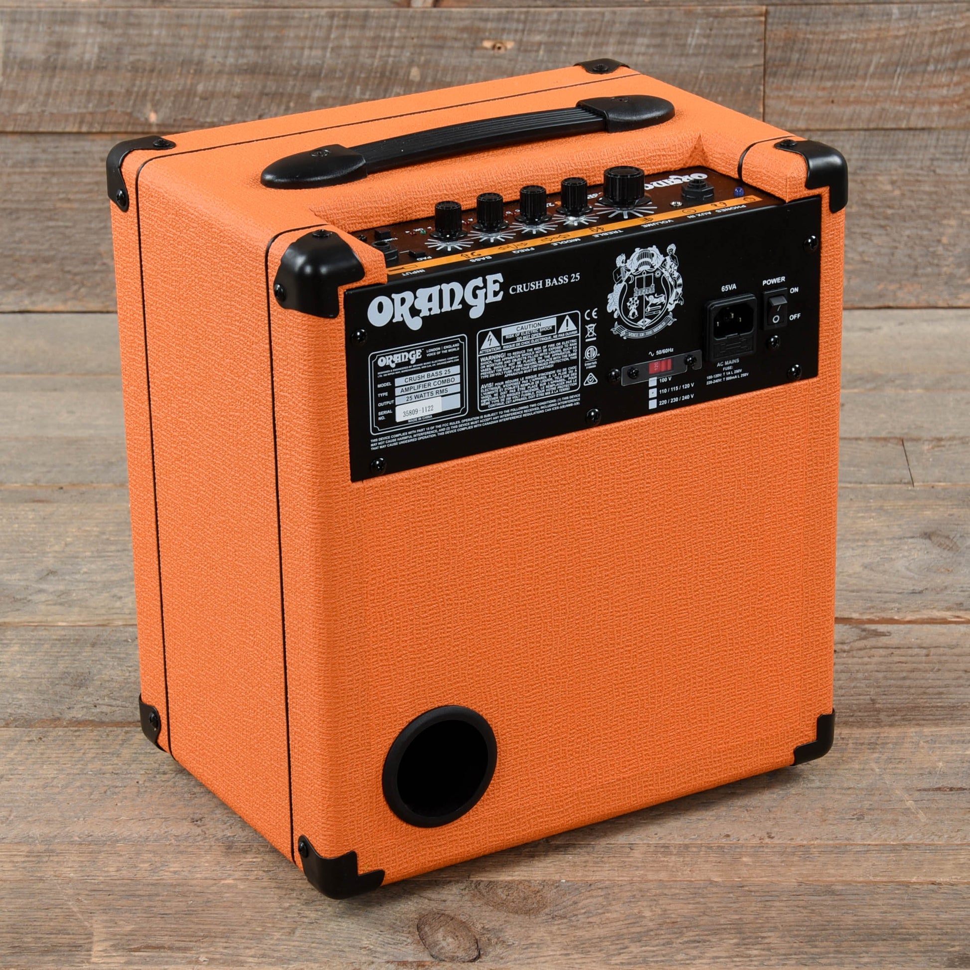 Orange Crush Bass 25 1x8 25w Combo Amps / Bass Combos