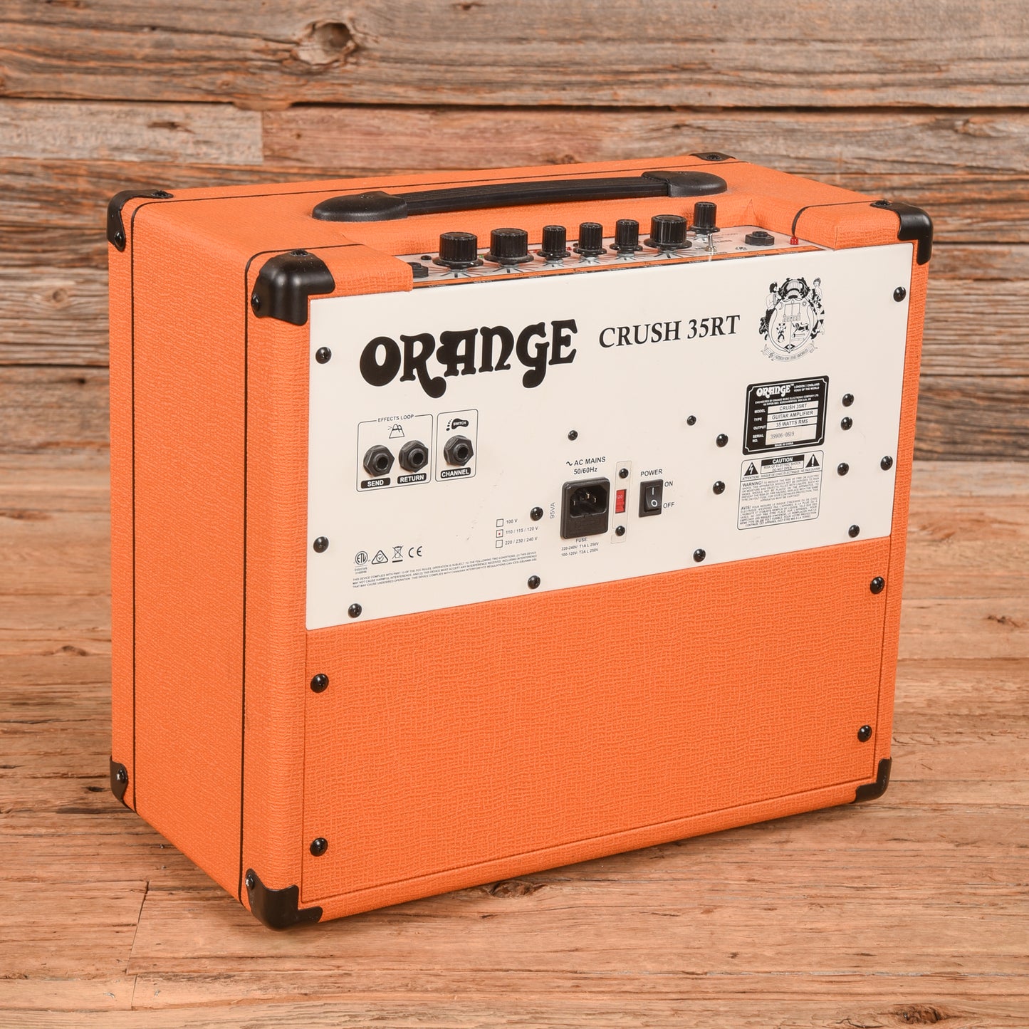 Orange Crush 35RT 2-Channel 35-Watt 1x10" Guitar Combo Amp Amps / Guitar Amps / Guitar Cabinets