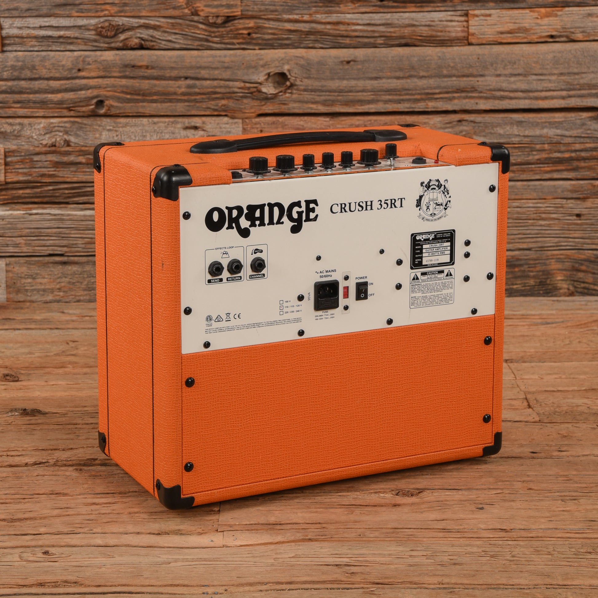 Orange Crush 35RT 2-Channel 35-Watt 1x10" Guitar Combo Amps / Guitar Amps / Guitar Cabinets