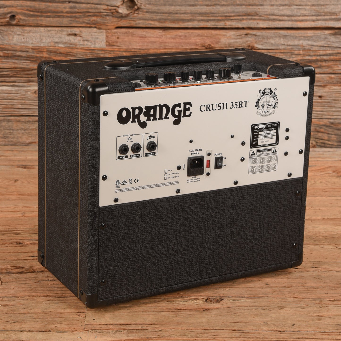 Orange Crush 35RT 35-Watt 1x12" Guitar Combo Amp Amps / Guitar Amps / Guitar Cabinets
