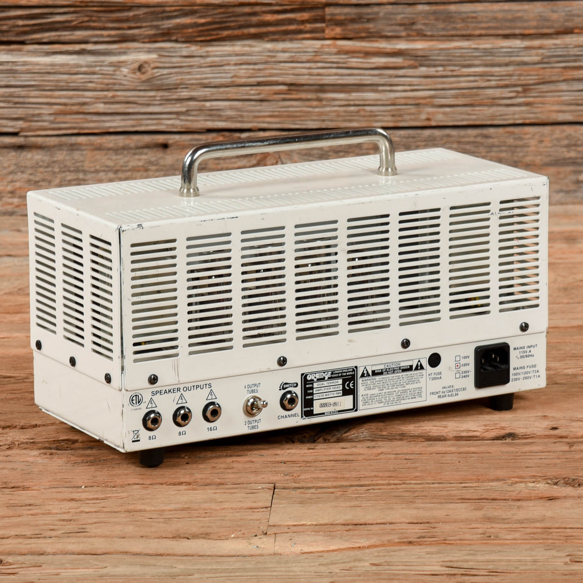 Orange DT30H Dual Terror 2-Channel 30-Watt Guitar Amp Head Amps / Guitar Amps / Guitar Cabinets
