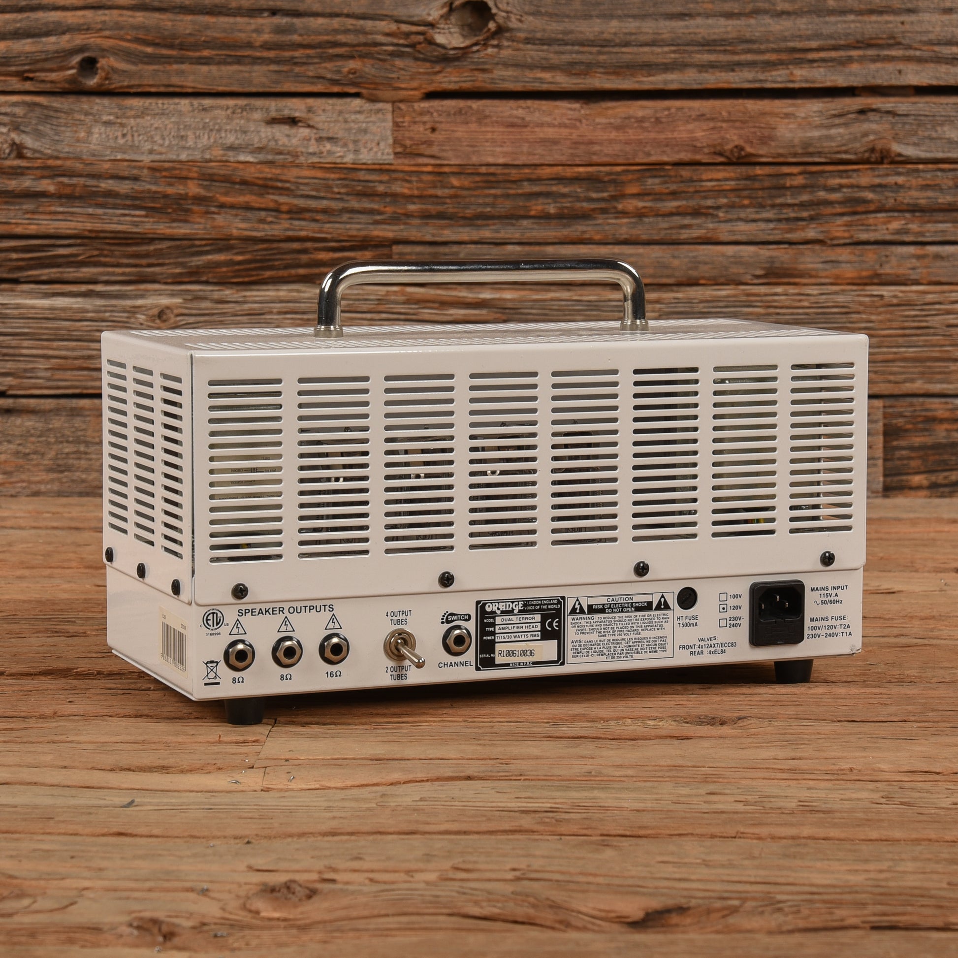 Orange Dual Terror 2-Channel 30-Watt Guitar Amp Head Amps / Guitar Amps / Guitar Cabinets