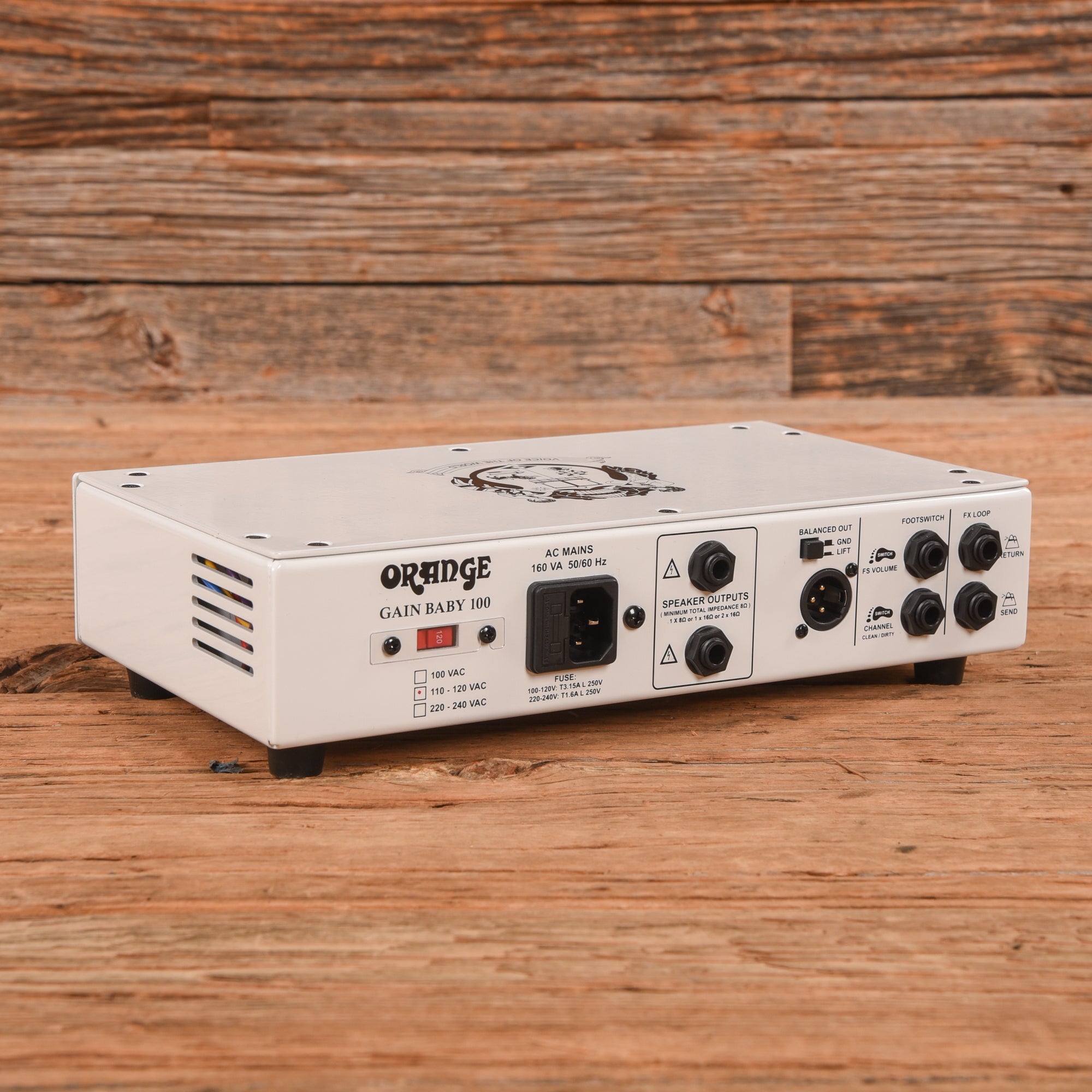 Orange Gain Baby 100 2-Channel 100-Watt Guitar Amp Head Amps / Guitar Amps / Guitar Cabinets