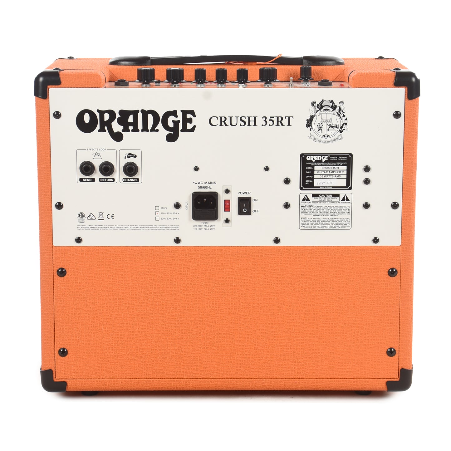 Orange Crush 35RT 1x10" Guitar Combo Amp w/Reverb & Built-In Tuner Amps / Guitar Amps / Guitar Combos