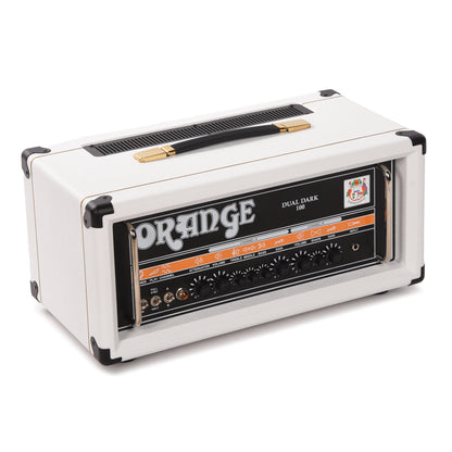 Orange Dual Dark 100 100w Guitar Amp Head Limited Edition White Amps / Guitar Amps / Guitar Heads