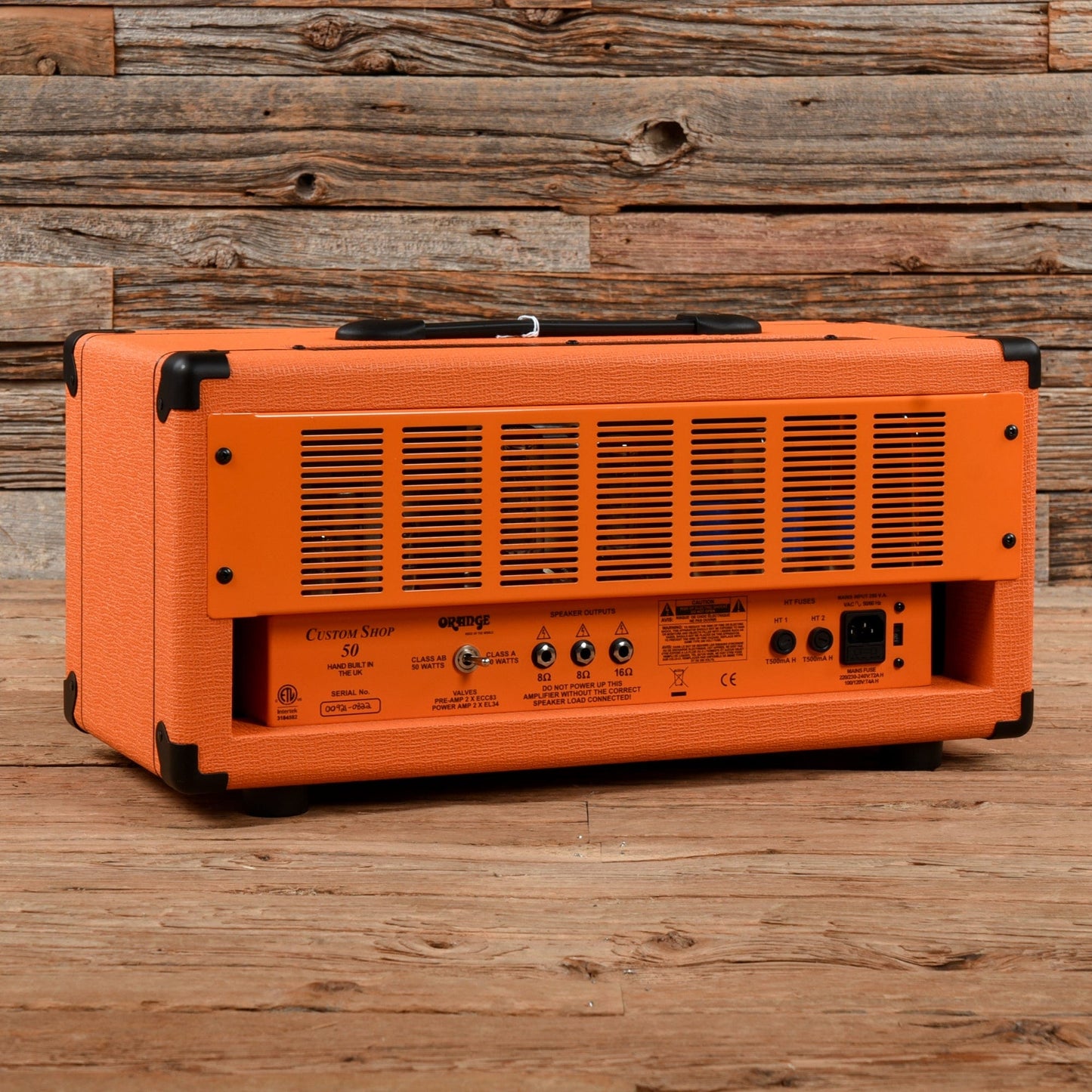 Orange CS50H Custom Shop Single Channel 50w Guitar Head Amps / Guitar Cabinets