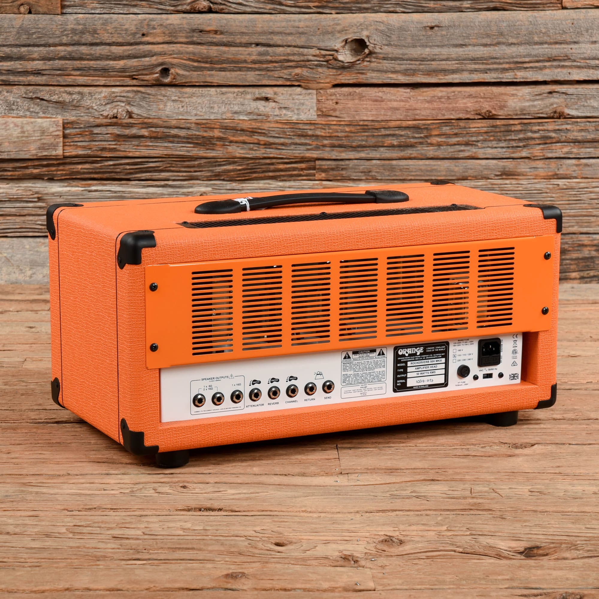 Orange Rockerverb 50 Mk III 50-Watt Guitar Amp Head – Chicago Music ...