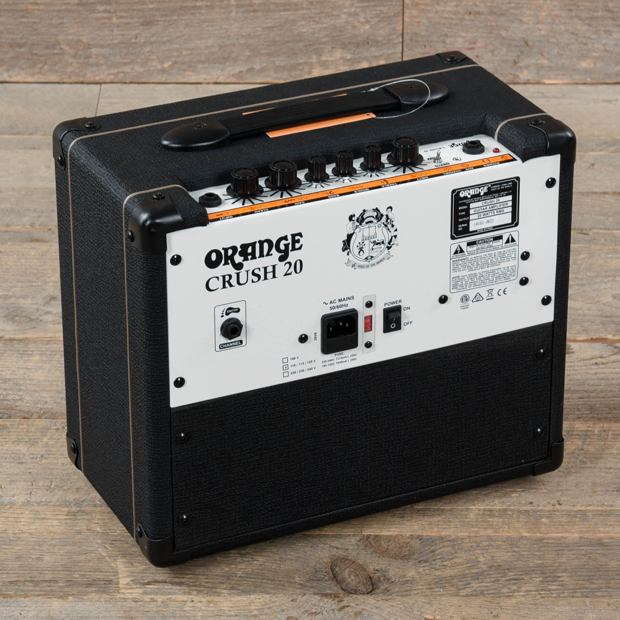 Orange Crush 20 1x8 Guitar Combo Amp Black Amps / Guitar Combos