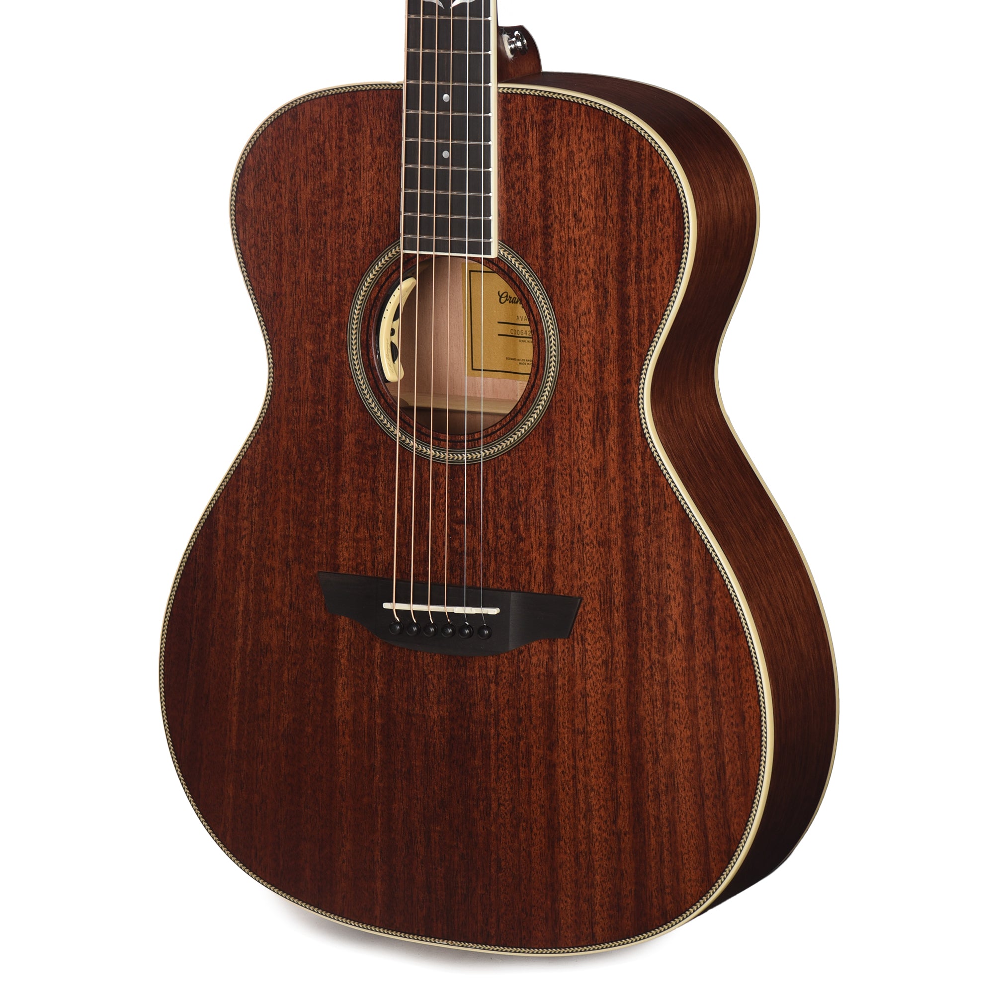 Orangewood Ava Mahogany Live Acoustic Electric Guitar Acoustic Guitars / Built-in Electronics