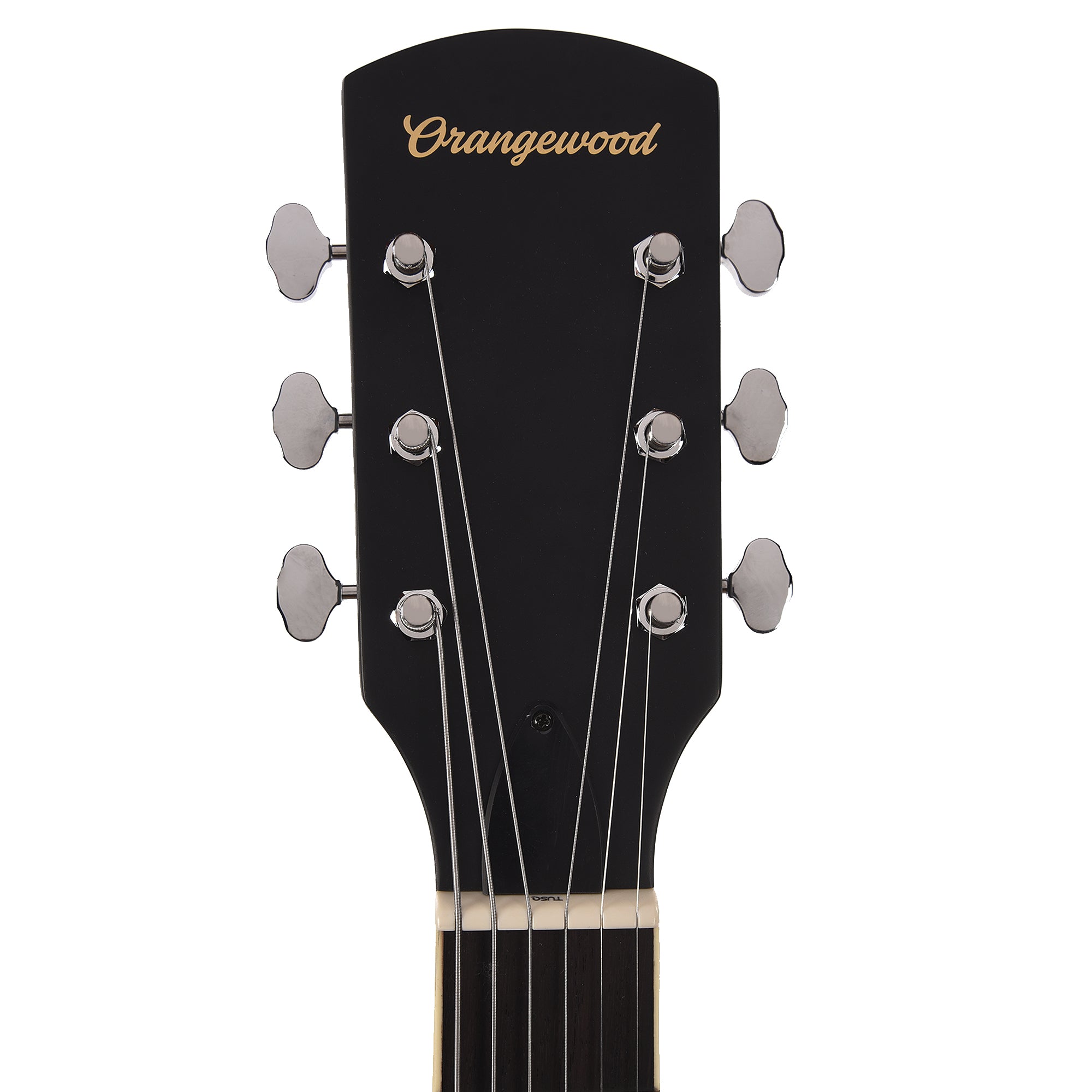 Orangewood Juniper II Black Live Rubber Bridge Acoustic-Electric Guitar Acoustic Guitars / Mini/Travel