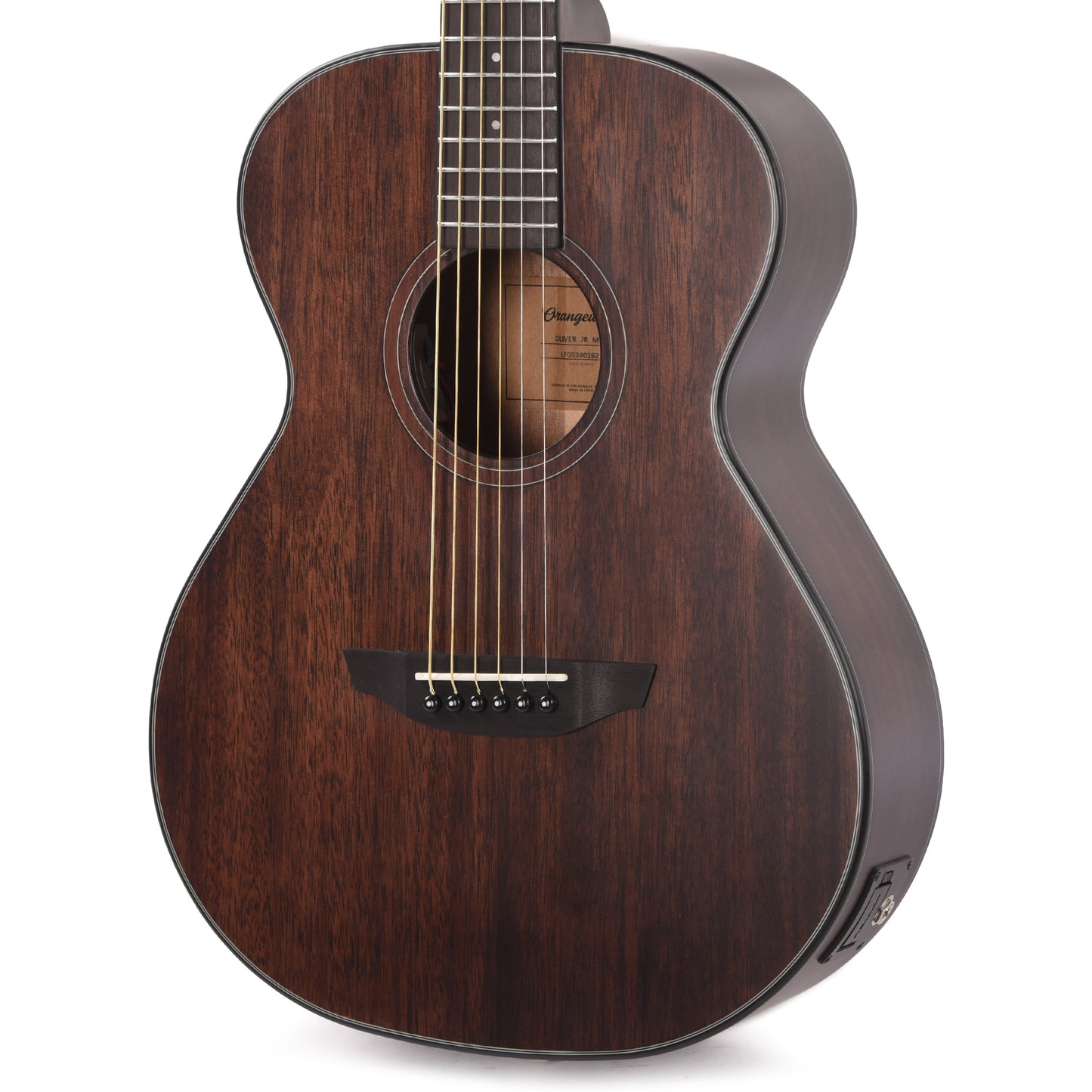 Orangewood Oliver Jr. Mahogany Live Acoustic-Electric Guitar Acoustic Guitars / Mini/Travel