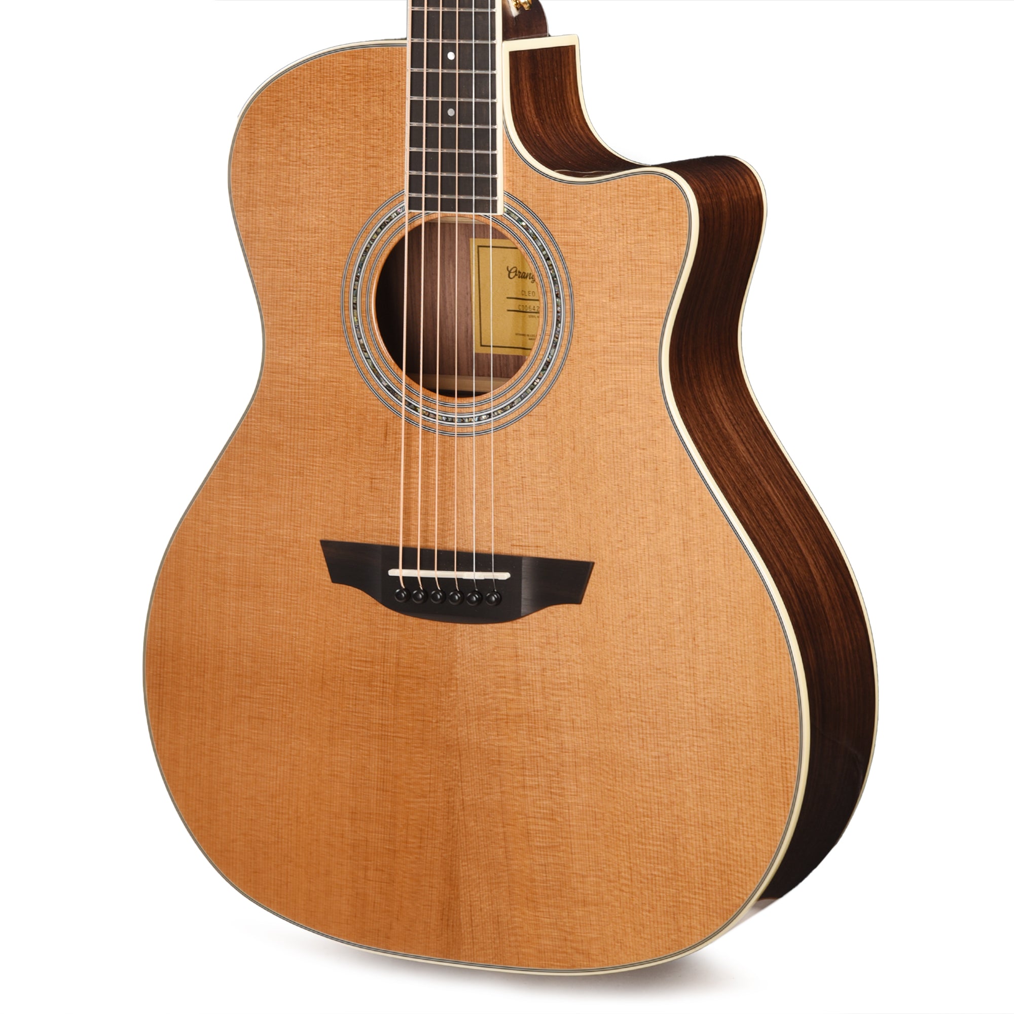 Orangewood Cleo Grand Auditorium Cutaway Acoustic Guitar Acoustic Guitars / OM and Auditorium