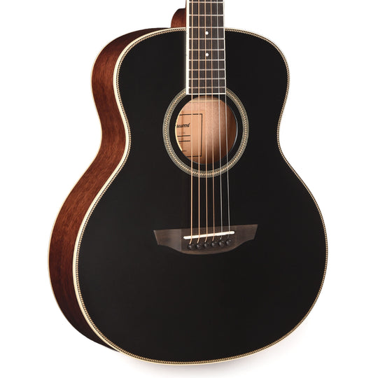 Orangewood Ava Jr Live Mini Grand Concert Acoustic-Electric Guitar Black Satin w/ LR Baggs Anthem Acoustic Guitars
