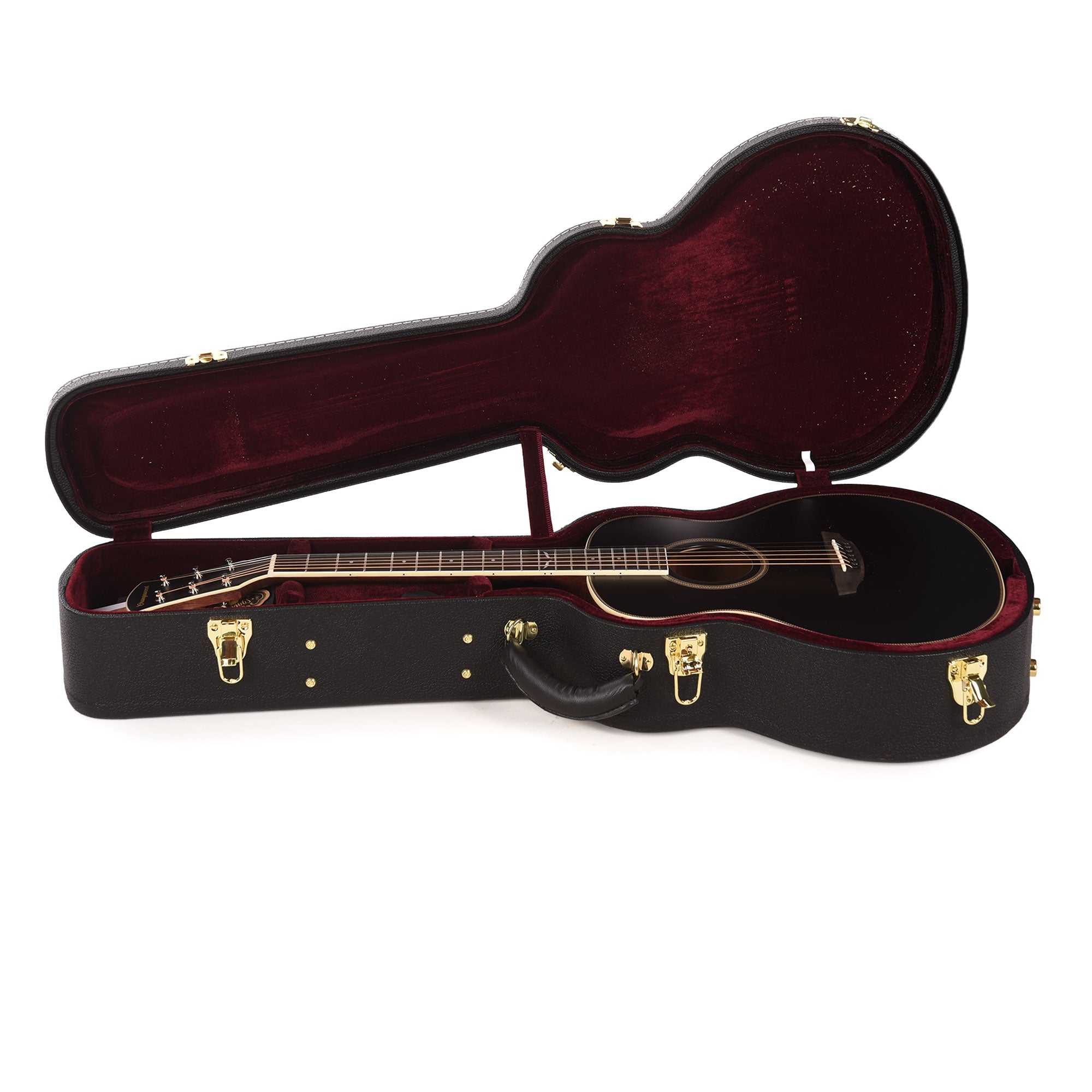 Orangewood Ava Jr Live Mini Grand Concert Acoustic-Electric Guitar Black Satin w/ LR Baggs Anthem Acoustic Guitars
