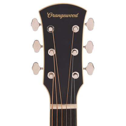Orangewood Ava Jr Mini Grand Concert Acoustic Guitar Black Satin Acoustic Guitars