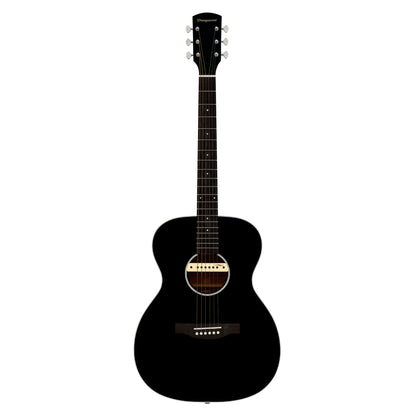Orangewood Brooklyn Retro Live Grand Concert Acoustic-Electric Guitar Black Gloss Acoustic Guitars
