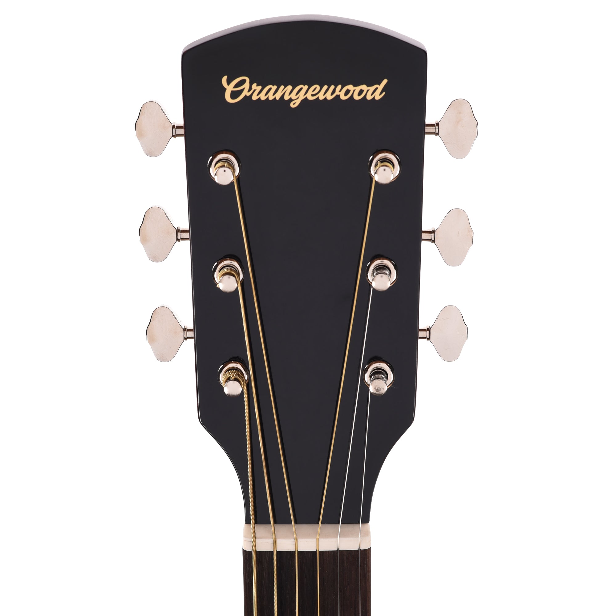 Orangewood Brooklyn Retro Live Grand Concert Acoustic-Electric Guitar Black Gloss Acoustic Guitars