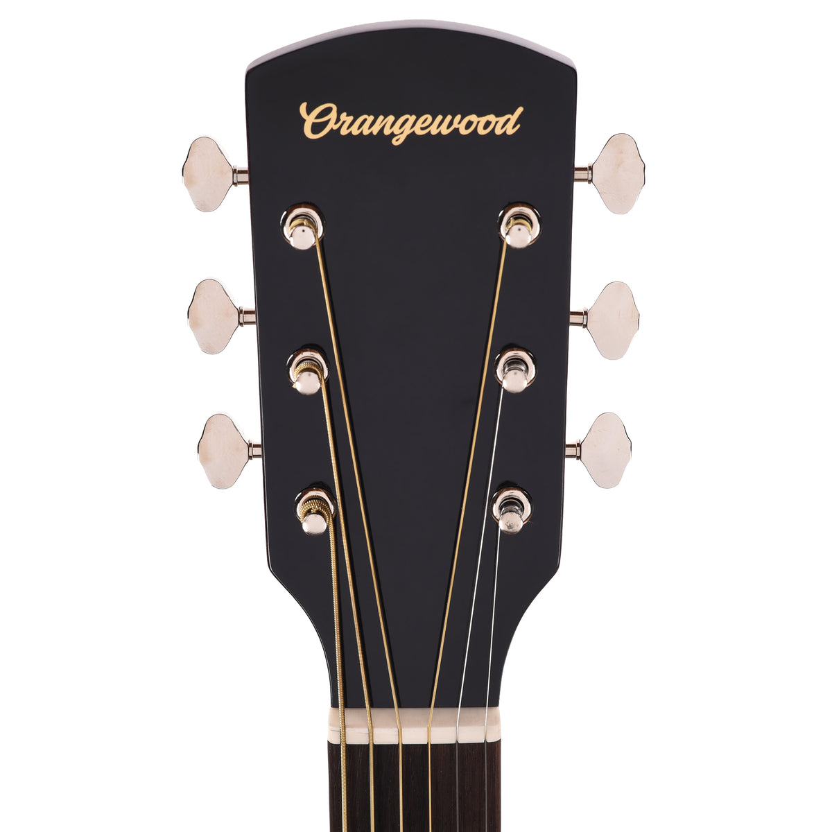 Orangewood Brooklyn Retro Live Grand Concert Acoustic-Electric Guitar Black Gloss Acoustic Guitars