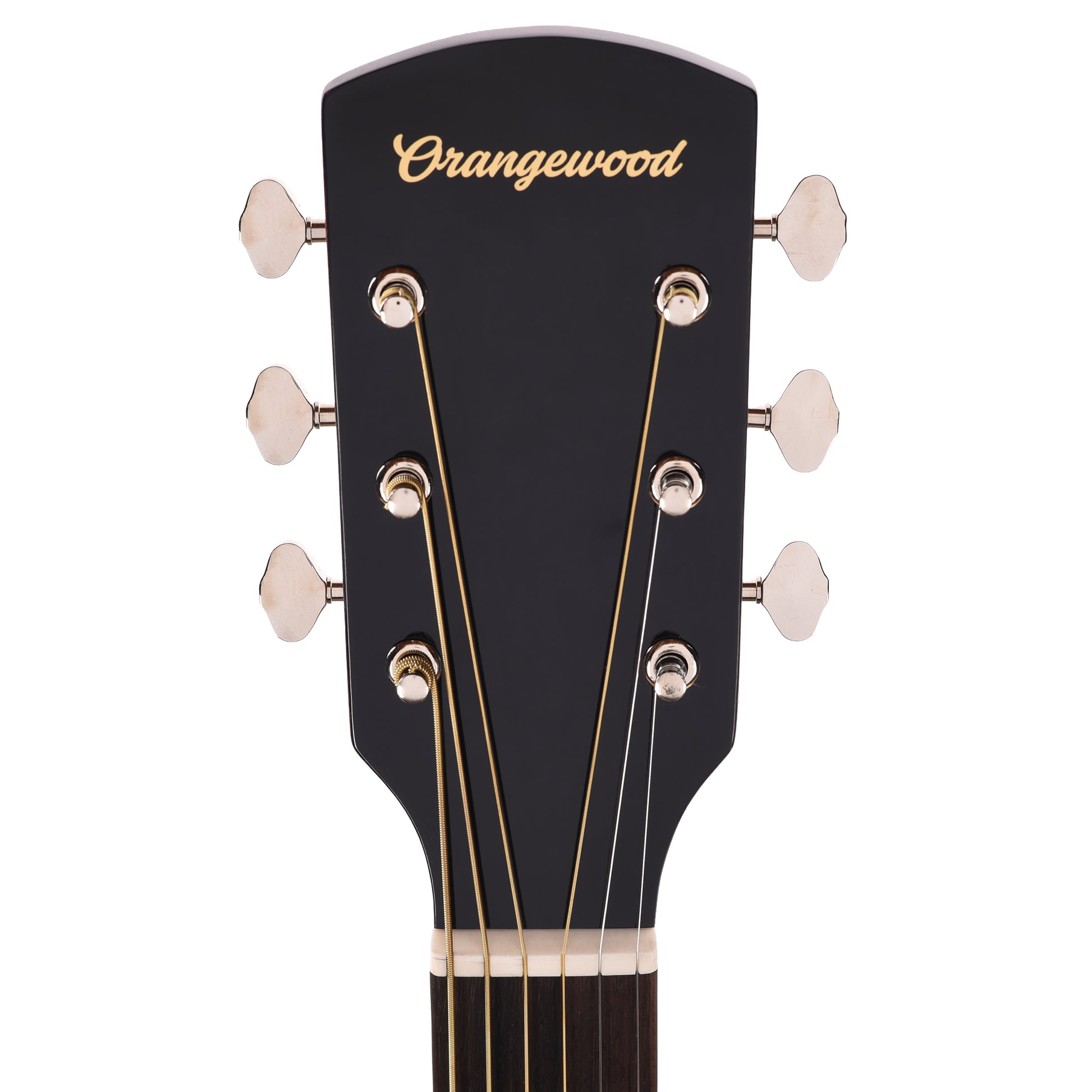 Orangewood Brooklyn Retro Live Grand Concert Acoustic-Electric Guitar Black Gloss Acoustic Guitars