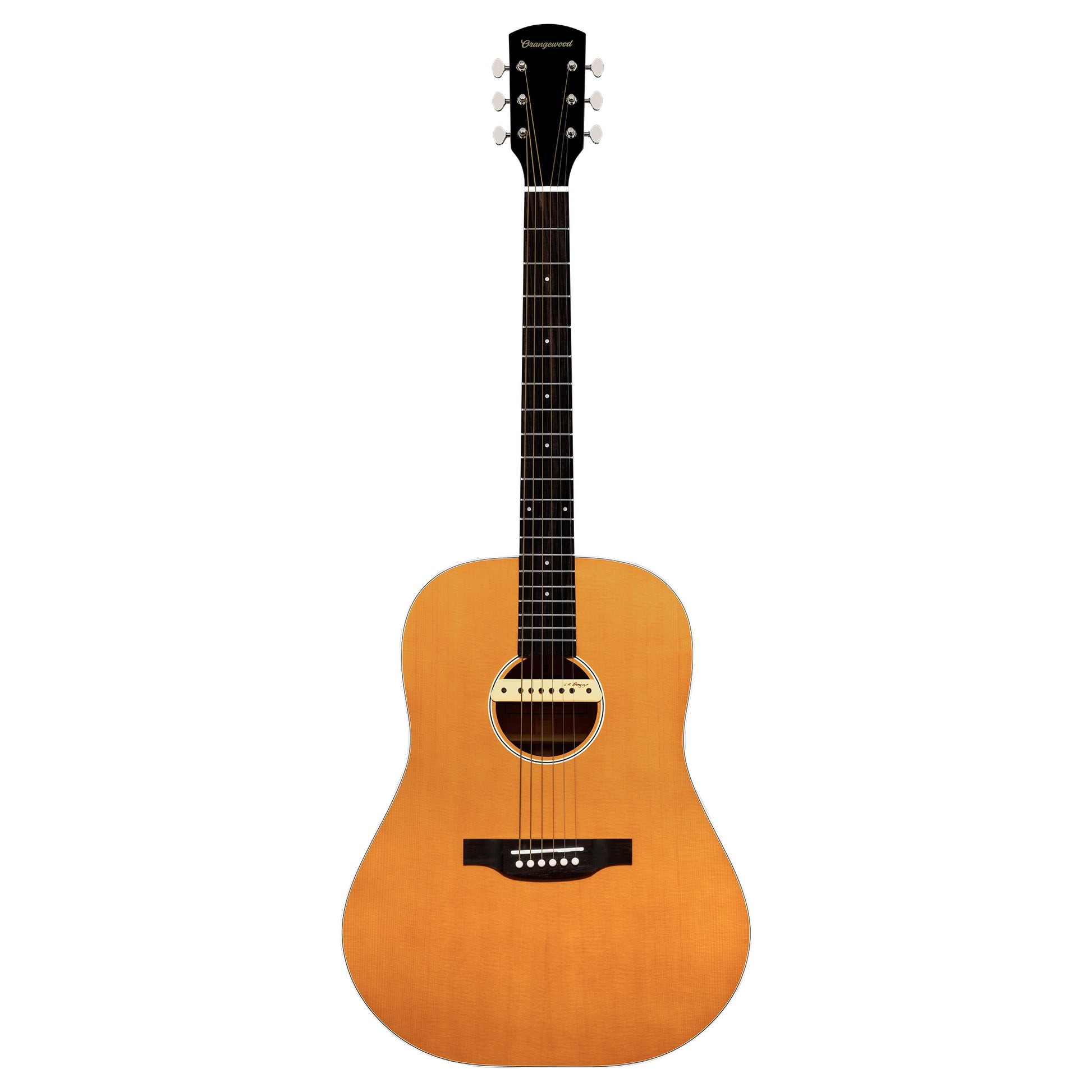 Orangewood Dylan Retro Live Slope Shoulder Dreadnought Acoustic-Electric Guitar Aged Natural Gloss Acoustic Guitars